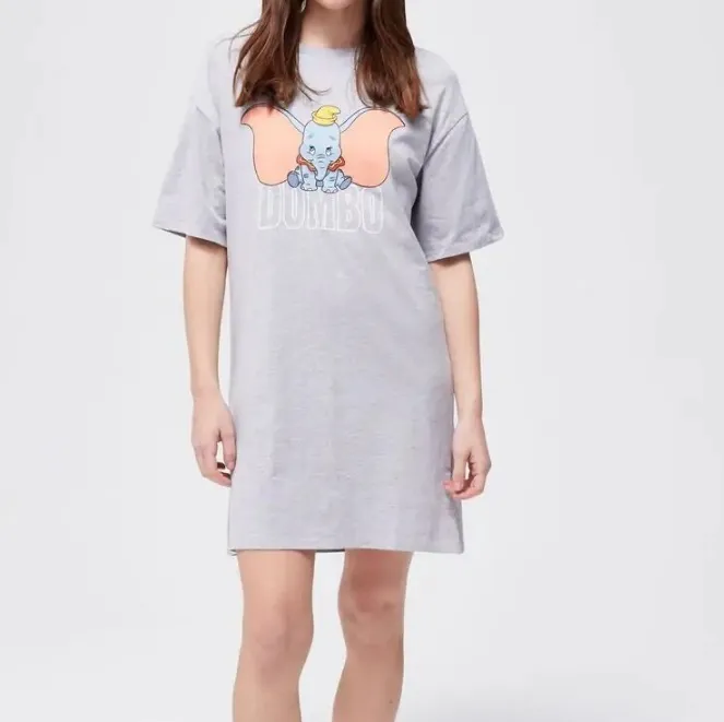 Dumbo Pajama Dress - Grey