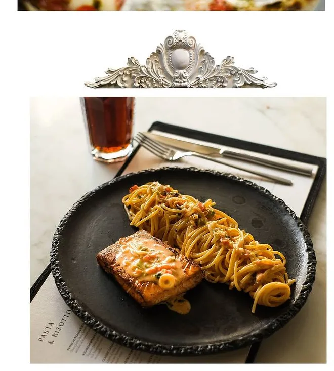 اسباجيتي السلمون