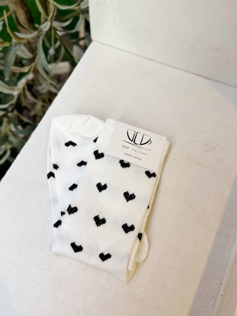 Black Hearts Socks