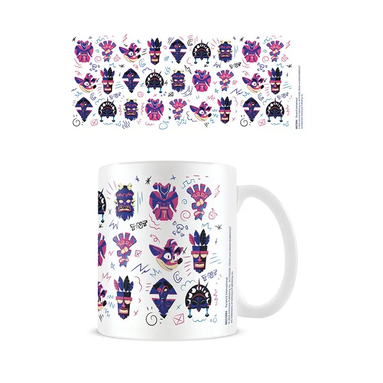 Crash Bandicoot Mask Off Mug