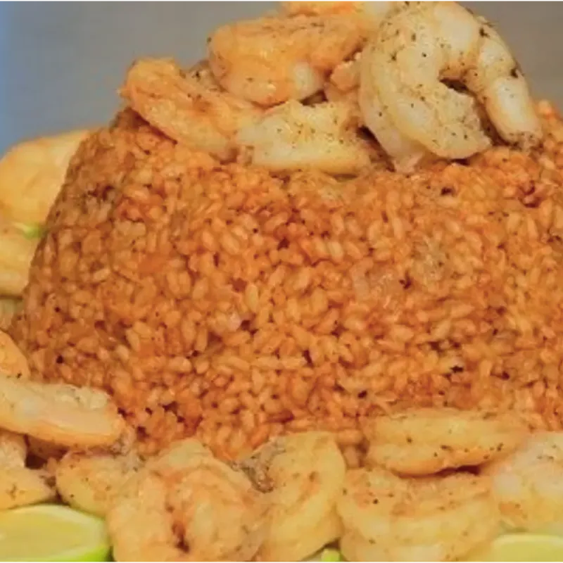 أرز صيادية بالجمبري 
