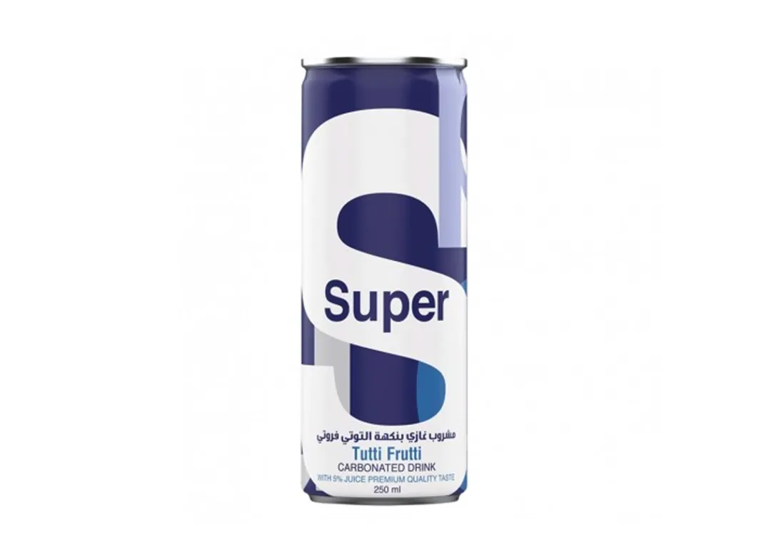 Super Tutti Fruti Flavored Carbonated Drink 250ml
