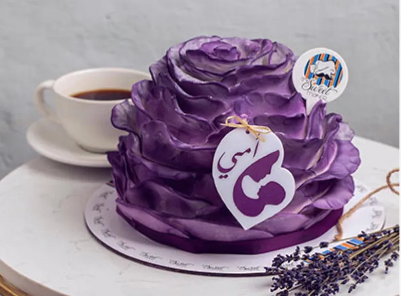 Purple Flower Cake