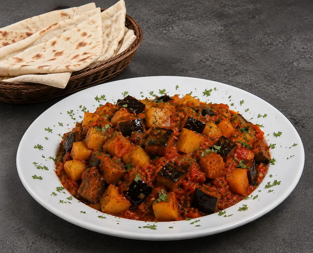 حمسة باذنجان و بطاط
