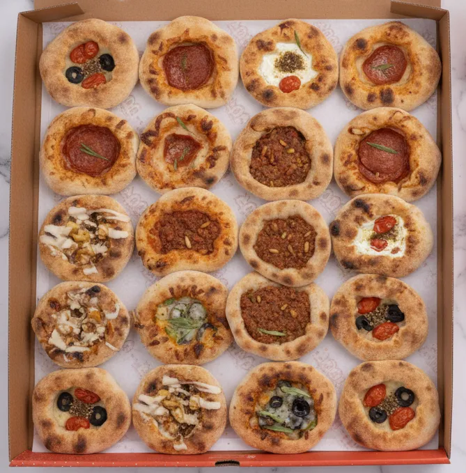 Box Sour Dough 24 Pcs