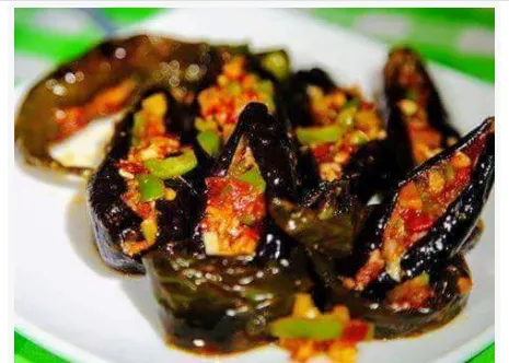 Pickled Eggplant Platter