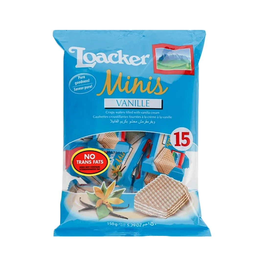 Loacker Wafer Vanille Bag 150g