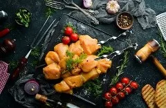 شيش طاووق بالزعفران