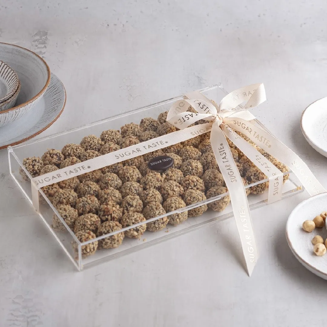 Hazelnut truffles Tray
