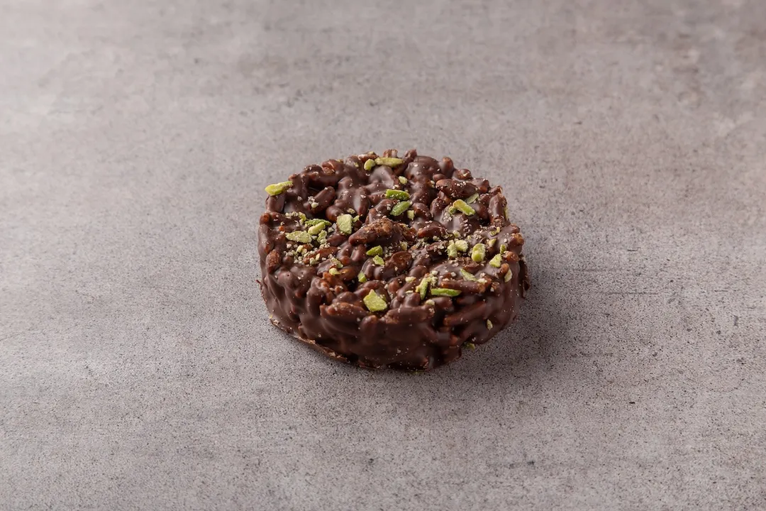 Gluten free Rice crispy with Chocolate and pistachio