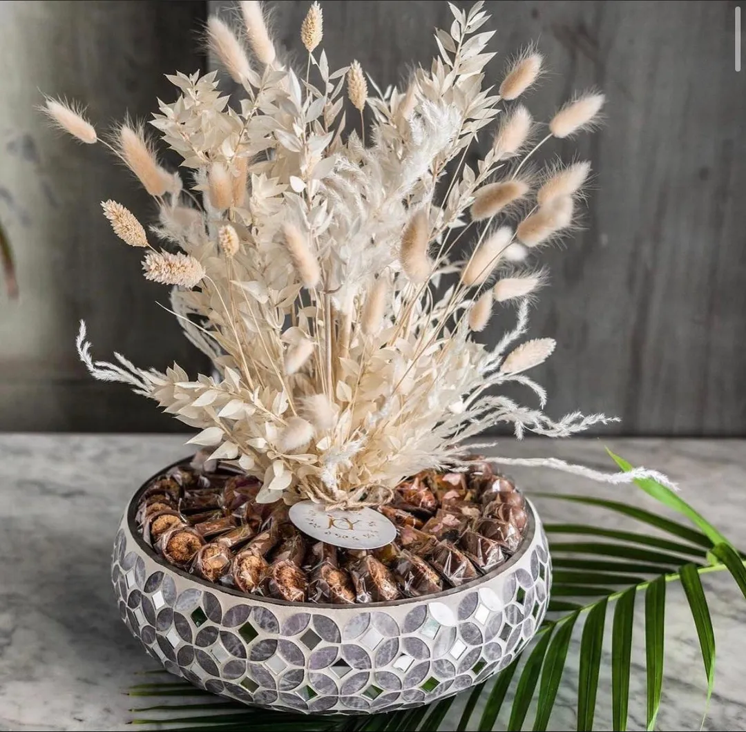 Ceramic Tray with Mirror