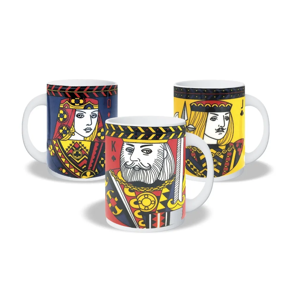 King & Queen Mug Set - 3 PCS