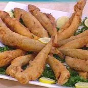 سمك معكرونة مقلي