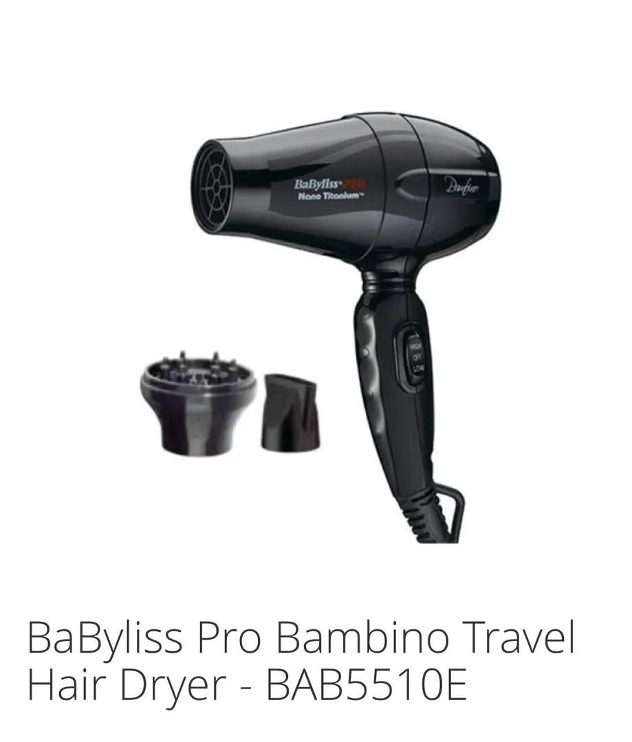 Babyliss Travel Size Hair Dryer