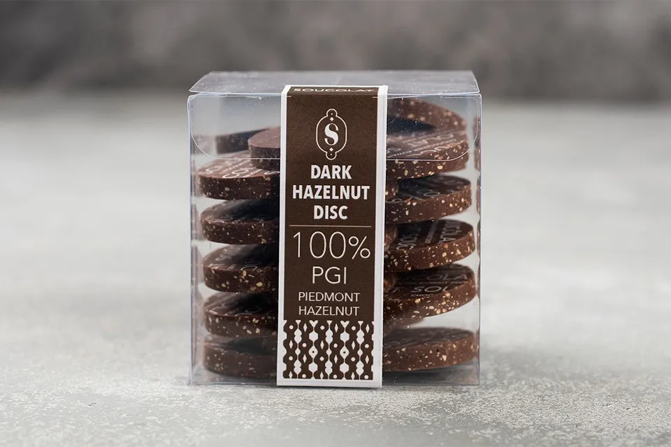 Dark Hazelnut Disc - Box 33 pcs