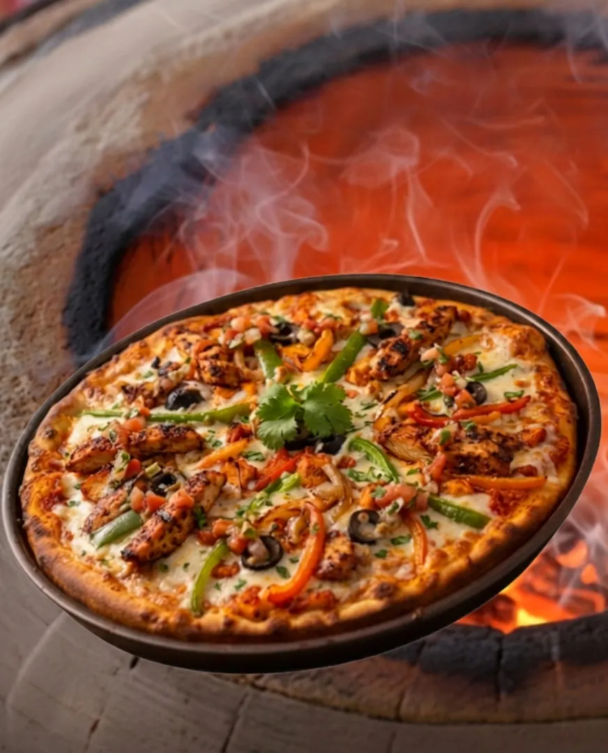 Chicken Fajita - Pizza Naan