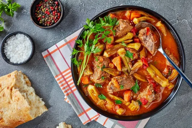 Okra with Meat