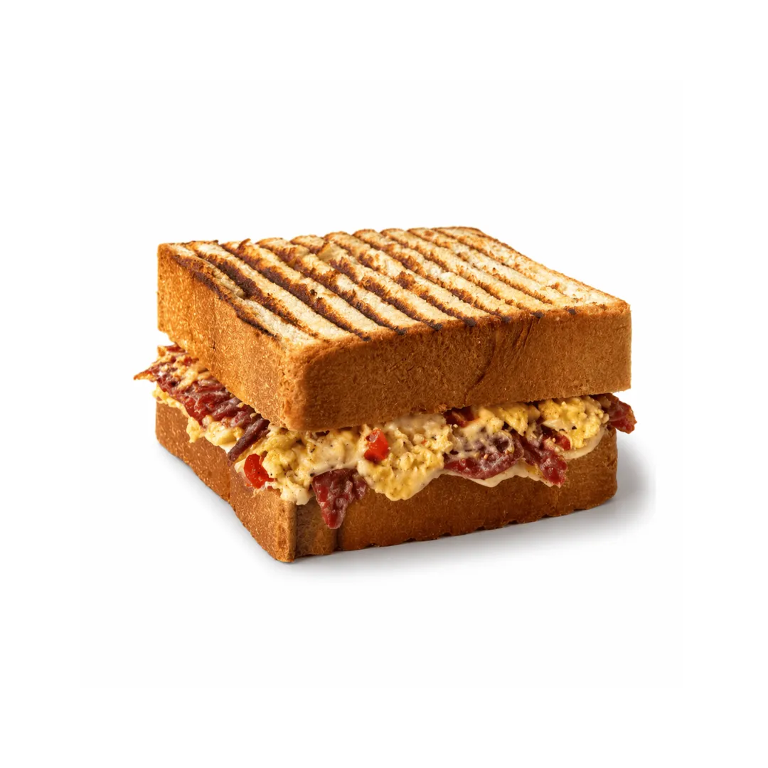 Pastrami Eggs Sandwich