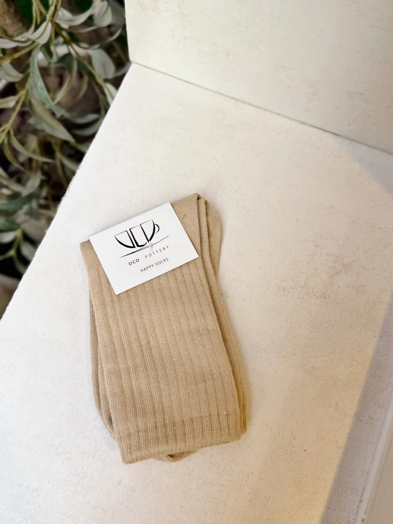 Beige Socks