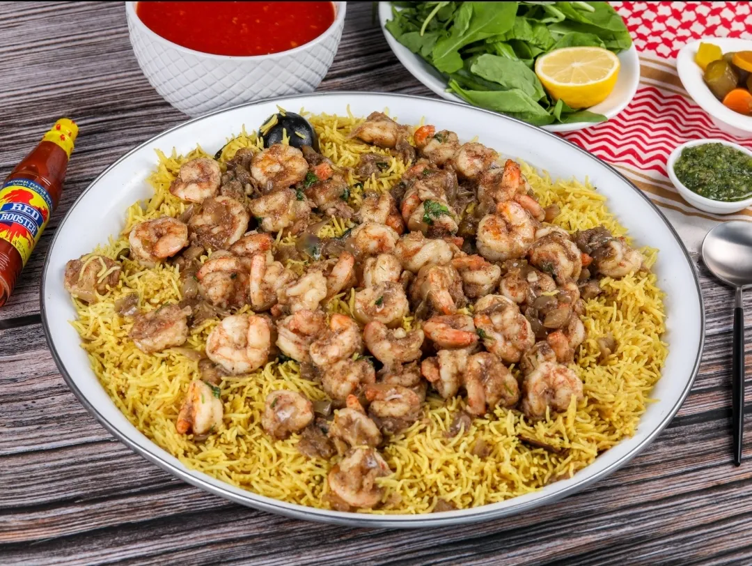 صينية ربيان طري