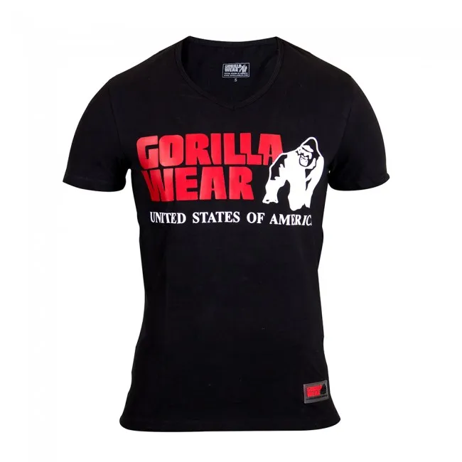 Utah V-Neck T-Shirt Black
