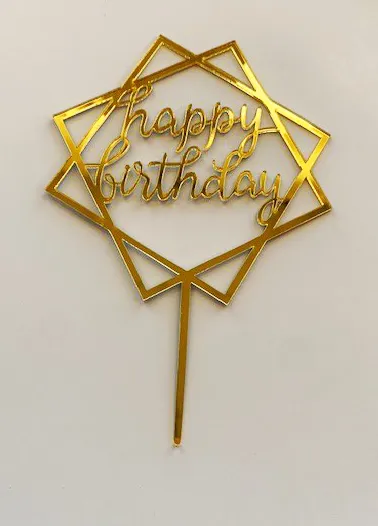 Happy Birthday In Gold Color