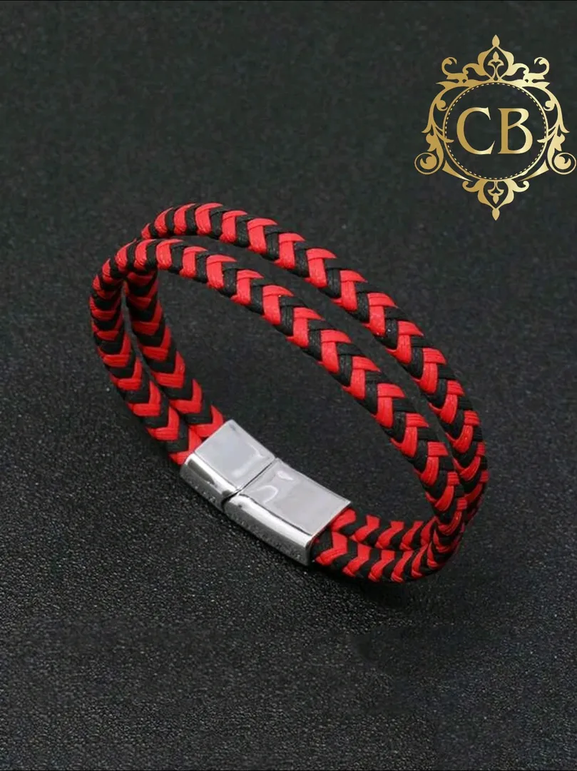 Two Tone Braided Bracelet
