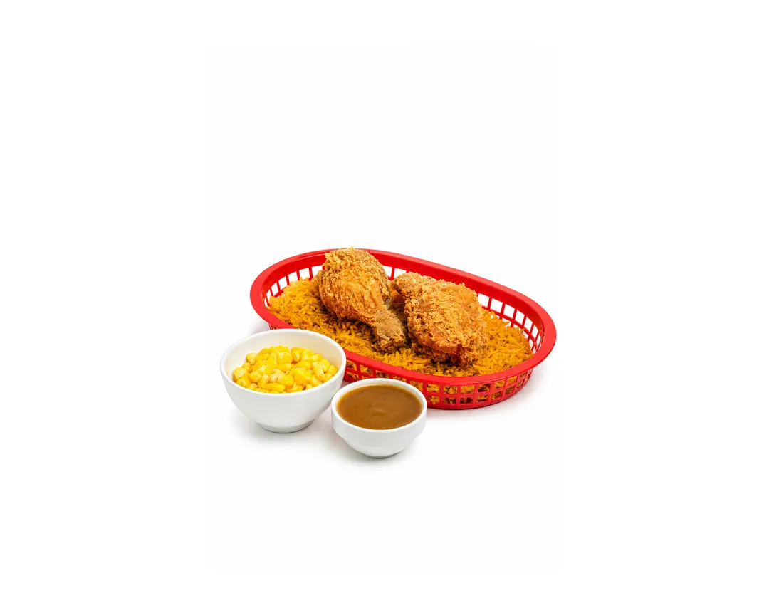 2Pcs Chickenjoy With Kabsa Rice