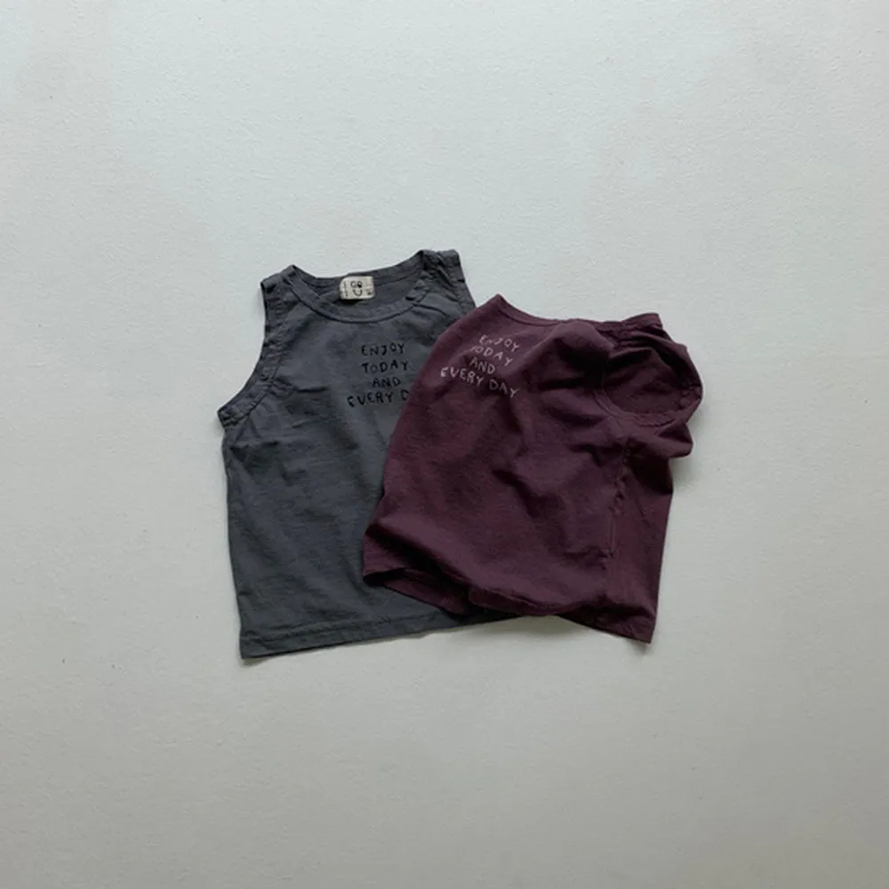 Enjoy tee (Charcoal)