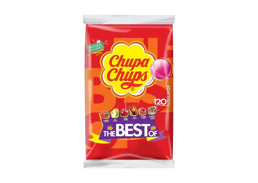 Chupa Chups The Best of Mix Lollipops 12g x 120 Pieces