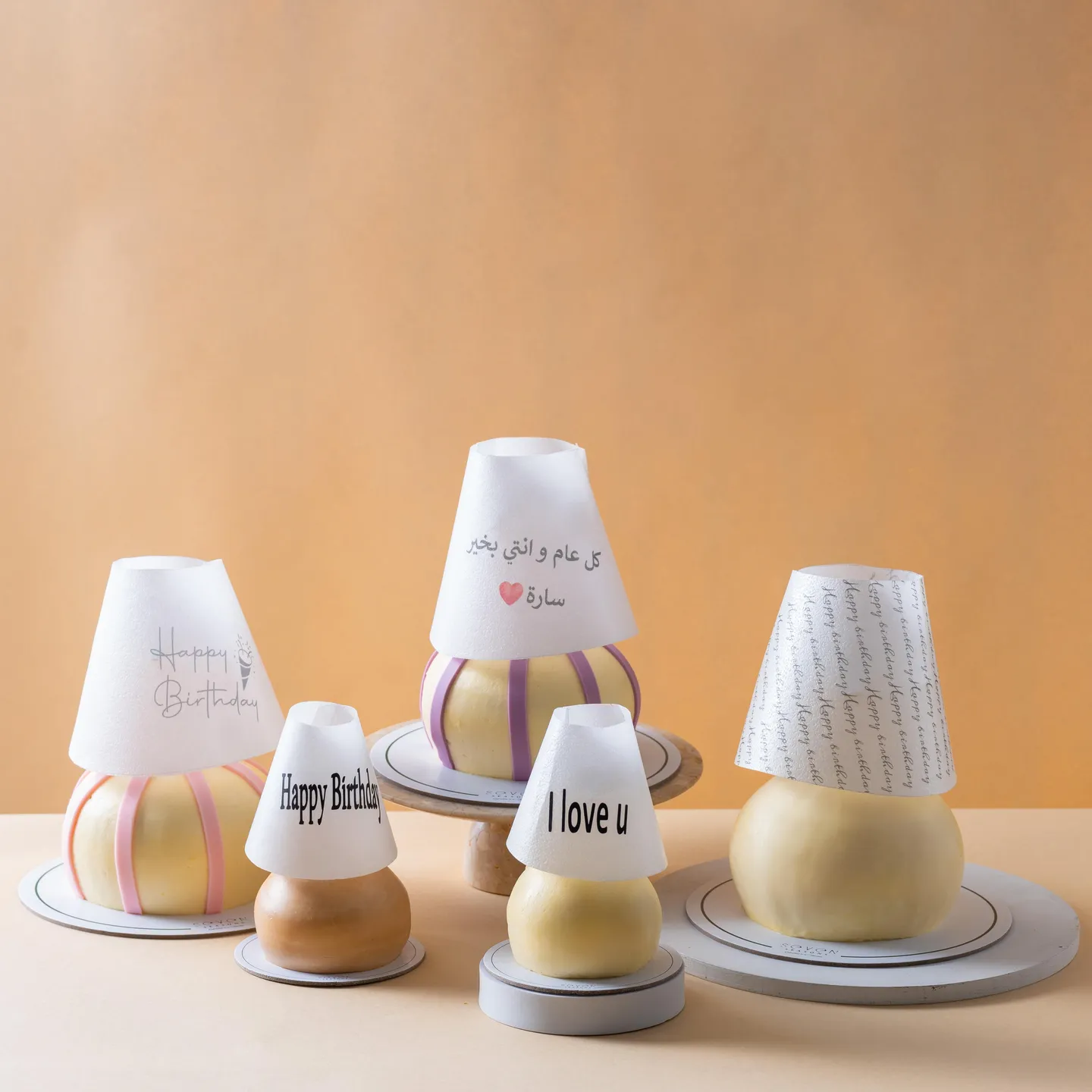 Lamp cake 