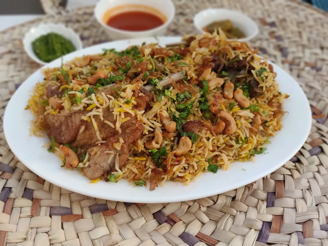 وجبة برياني لحم 