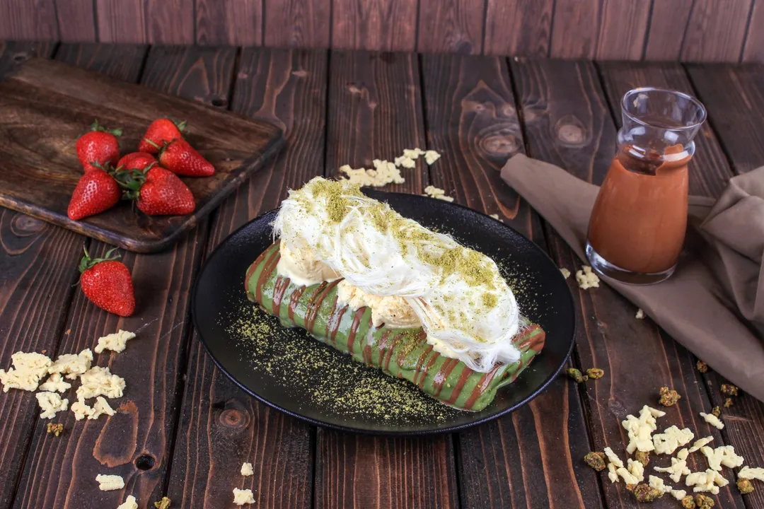 Pistachio Candy Crepe