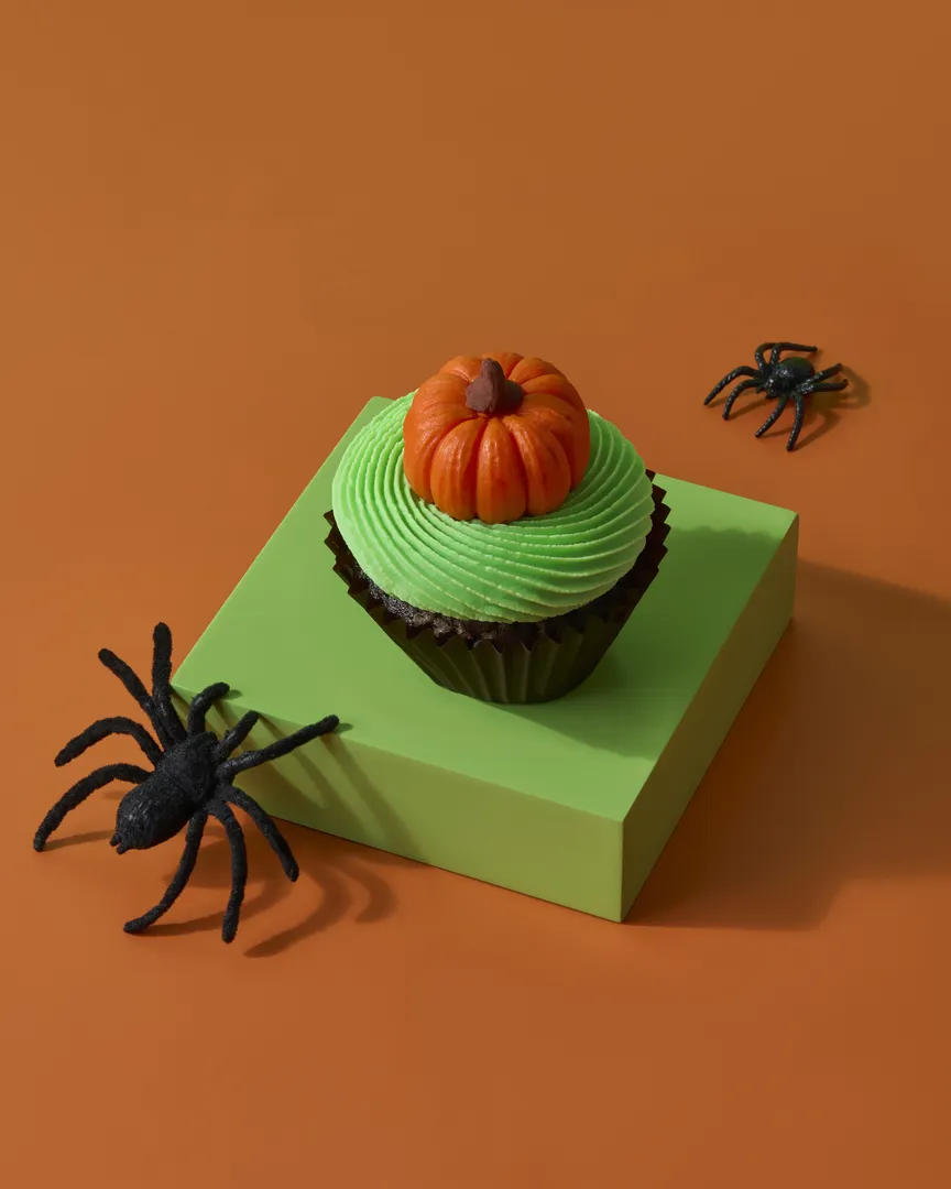 Pumpkin Vanilla Cupcake
