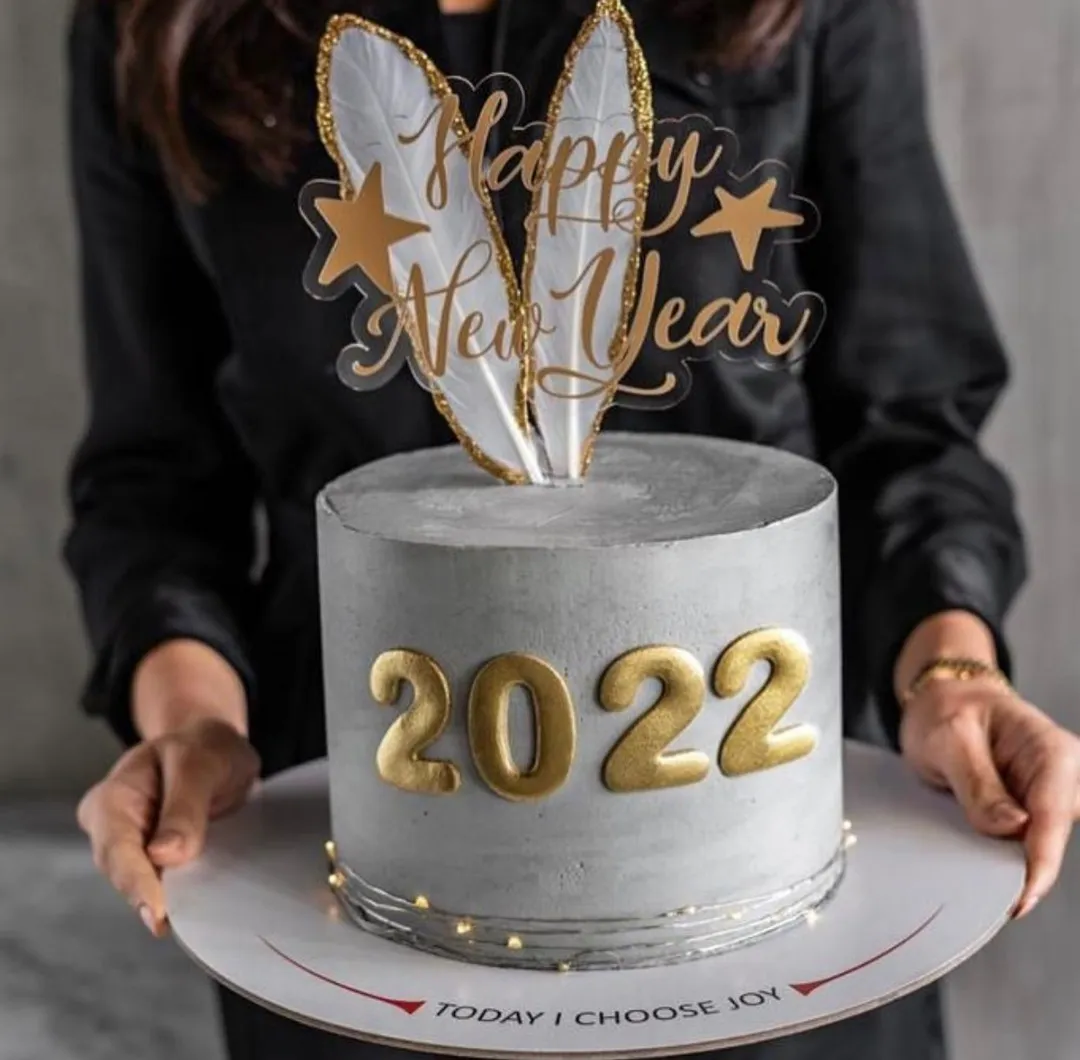 Concrete New Year Cake 2022