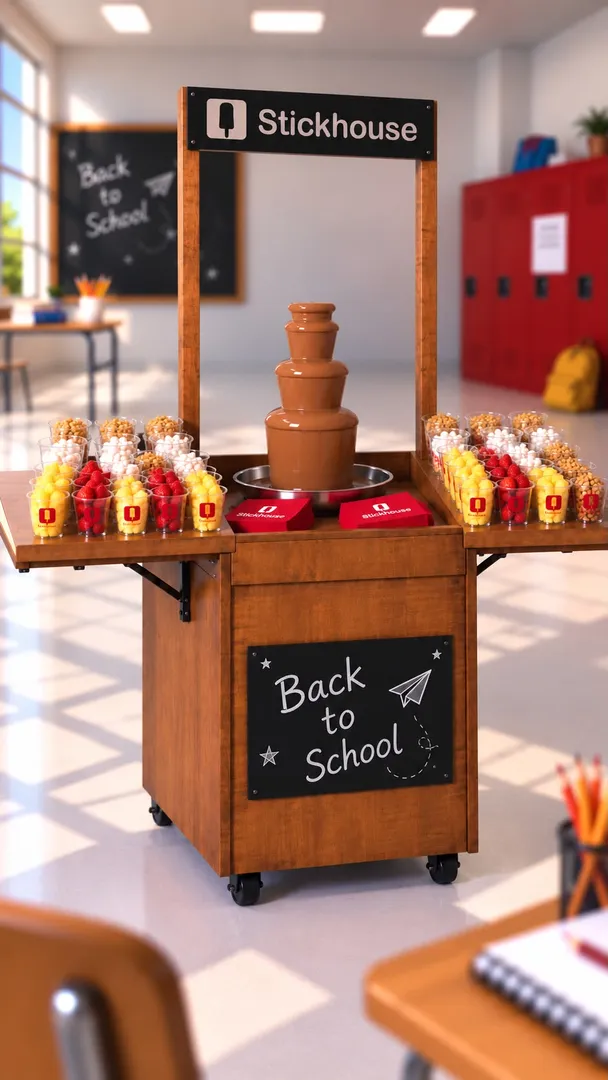 Chocolate fountain catering ( Back to school )
