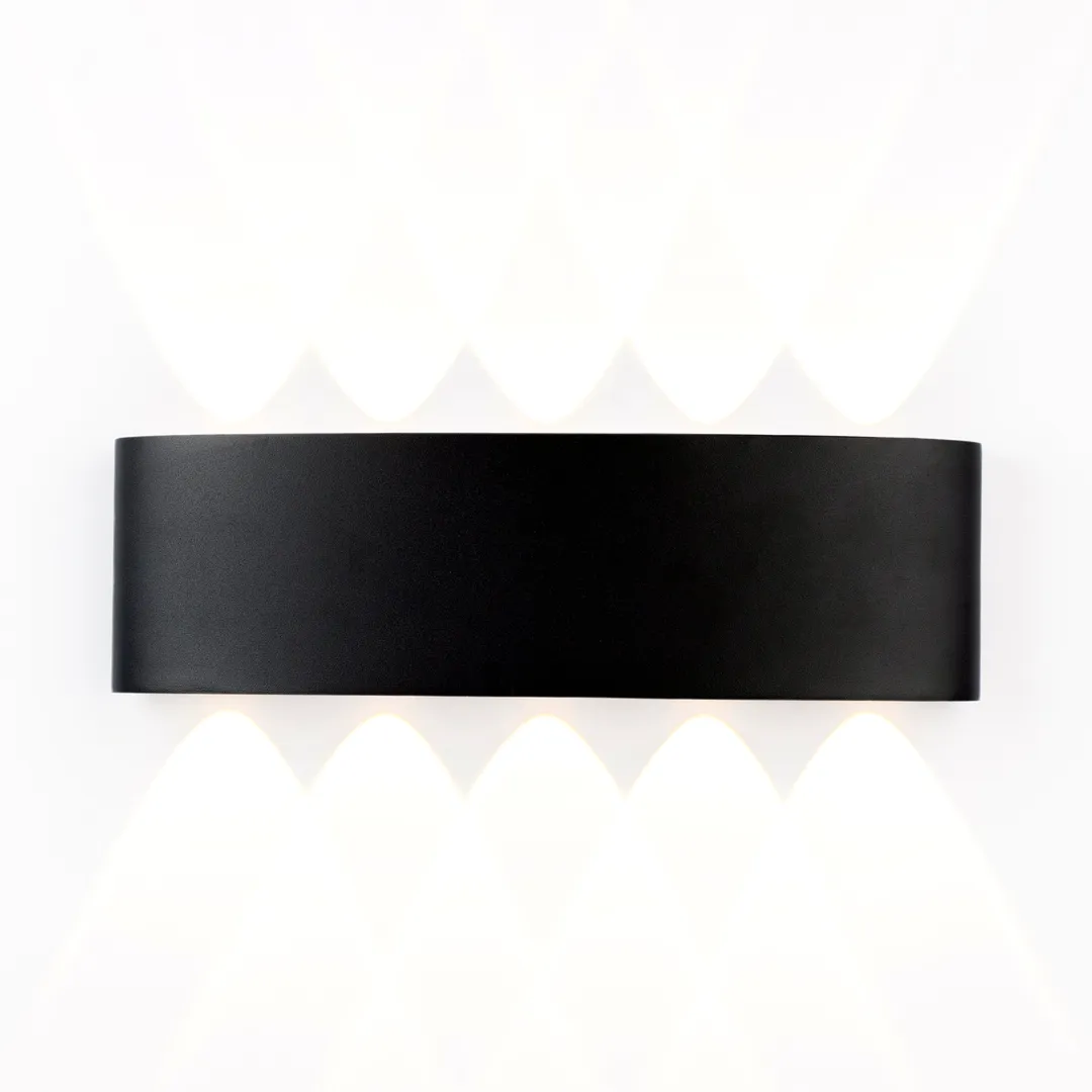 CLEVER LED Wall Lamp BLACK OUT 270x80x35mm