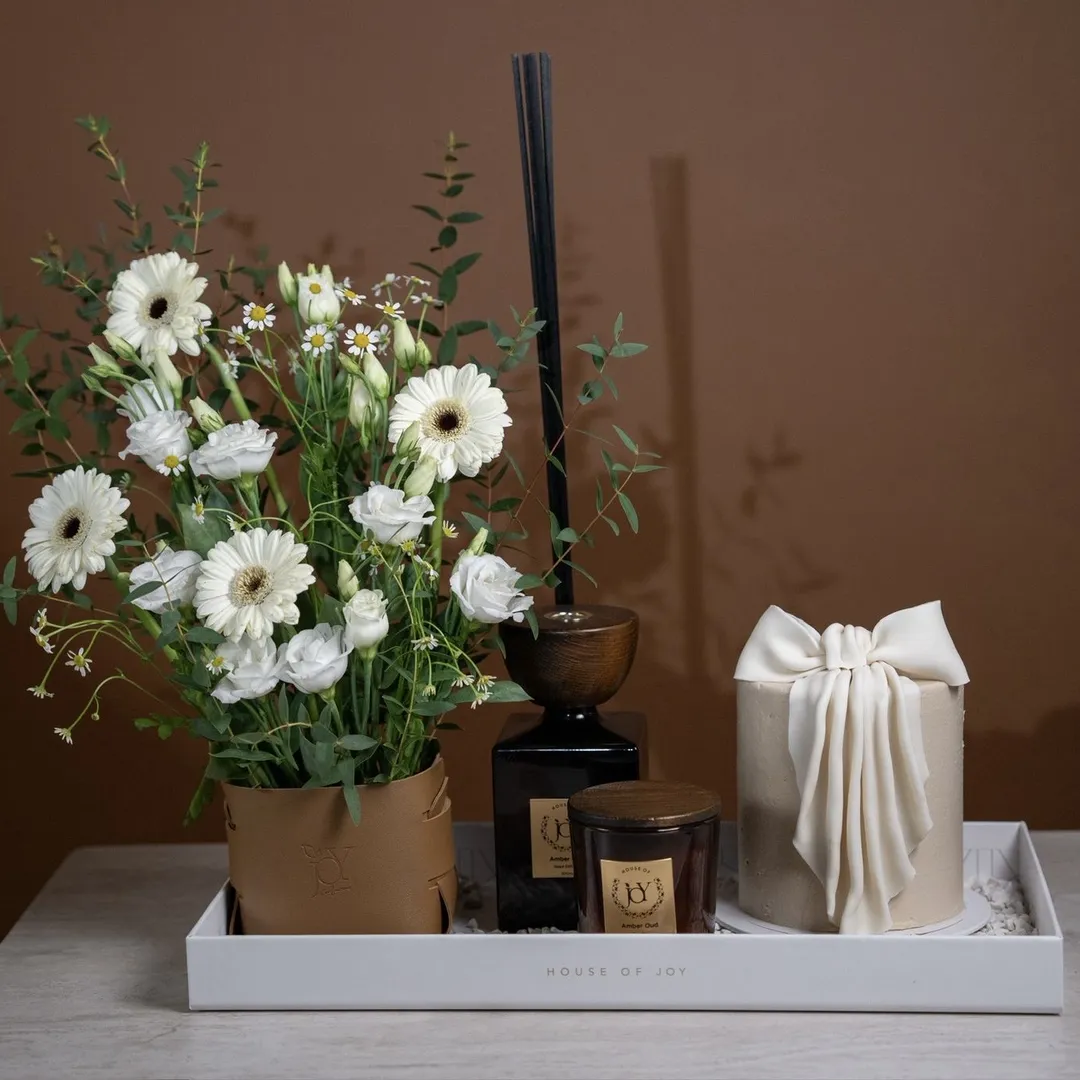 Scented milky gift tray