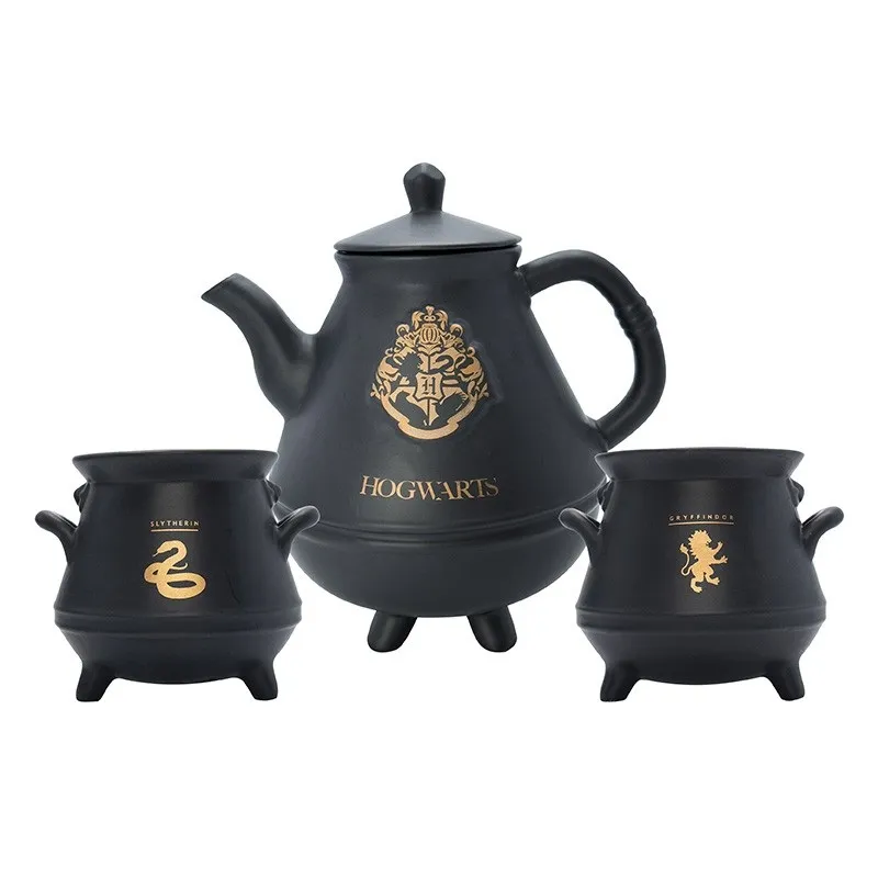 Harry Potter Teapot & 2 Hogwarts Mug Set