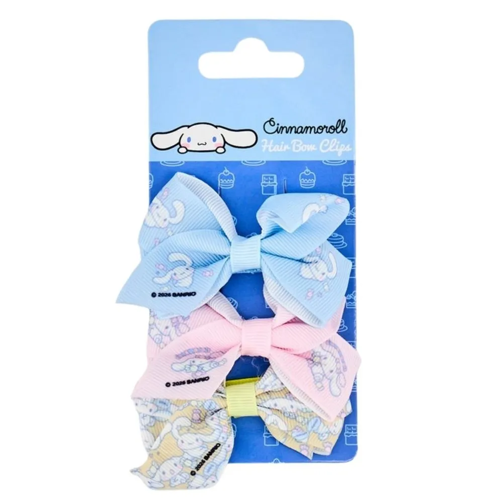 Cinnamoroll Bow Hair Clips - 3 PCS