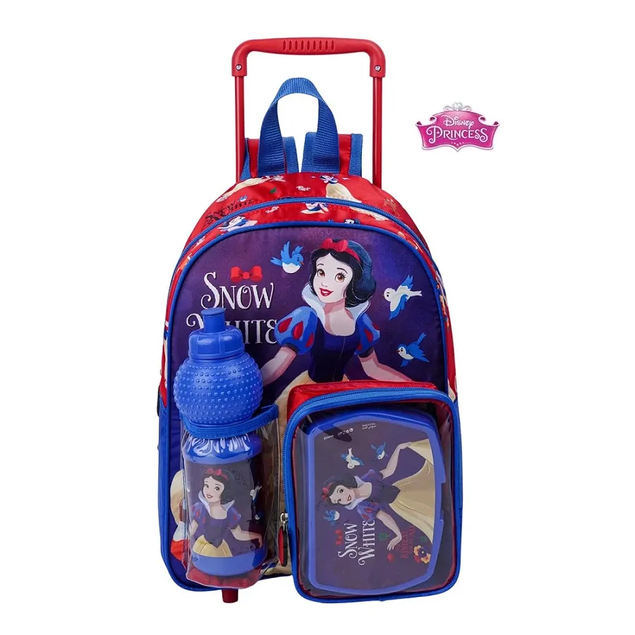 Disney Snow White 3 In 1 Trolley Backpack Set 33 CM