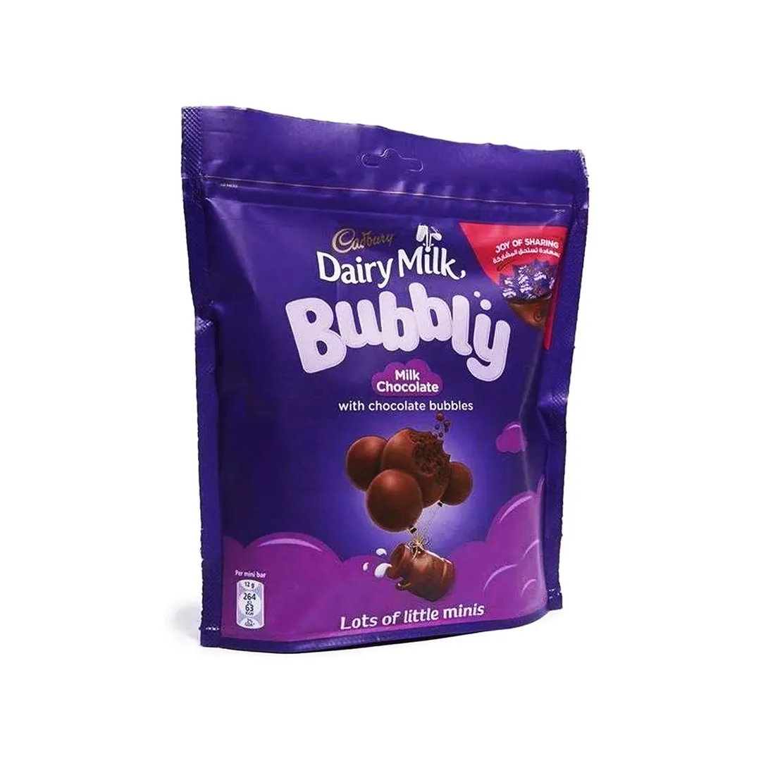 Cadbury Dairy Milk Chocolate Bubbly Minis 2 x 156 gm