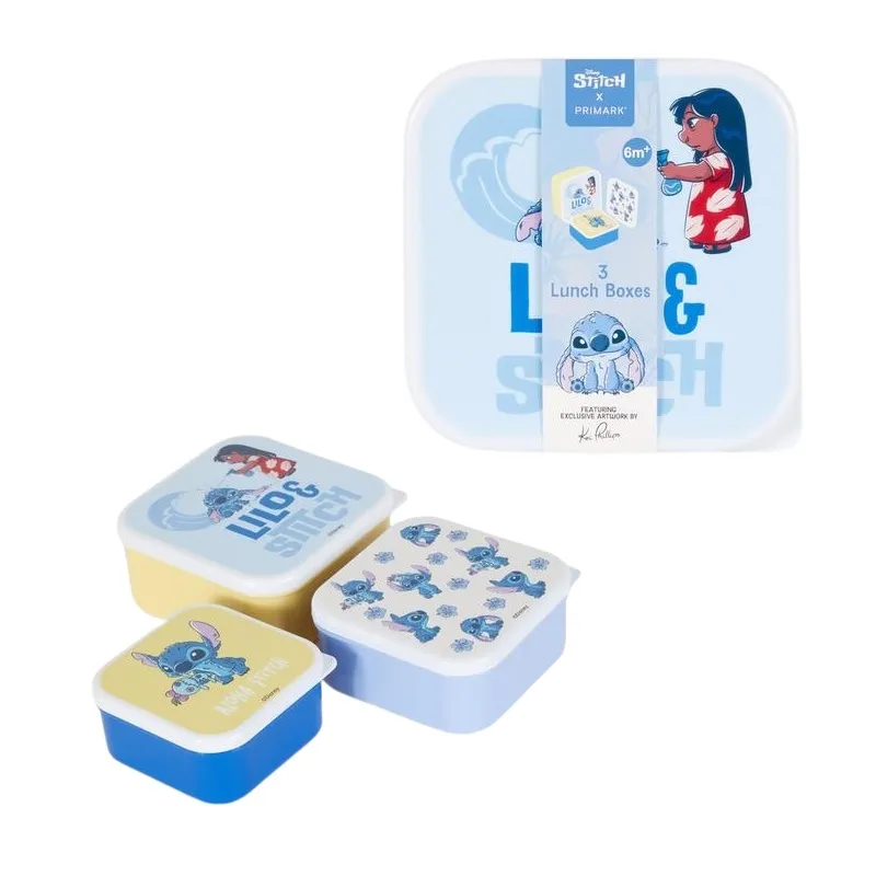 Lilo & Stitch 3 Stackable Snack Boxes