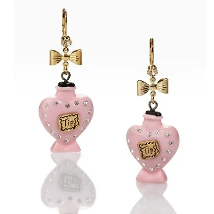 Betsey Johnson - Heart Drop Earrings
