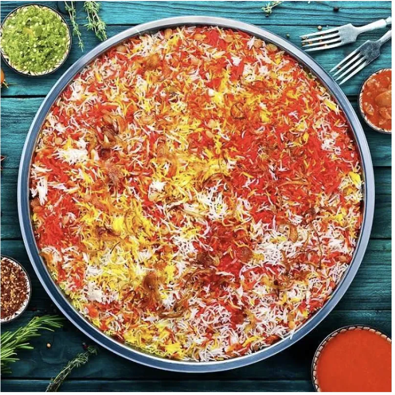 Shrimp Biryani Tray
