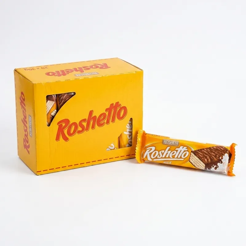Roshen Roshetto Wafer Milk 25x34g