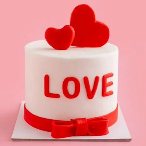 White Love Cake.