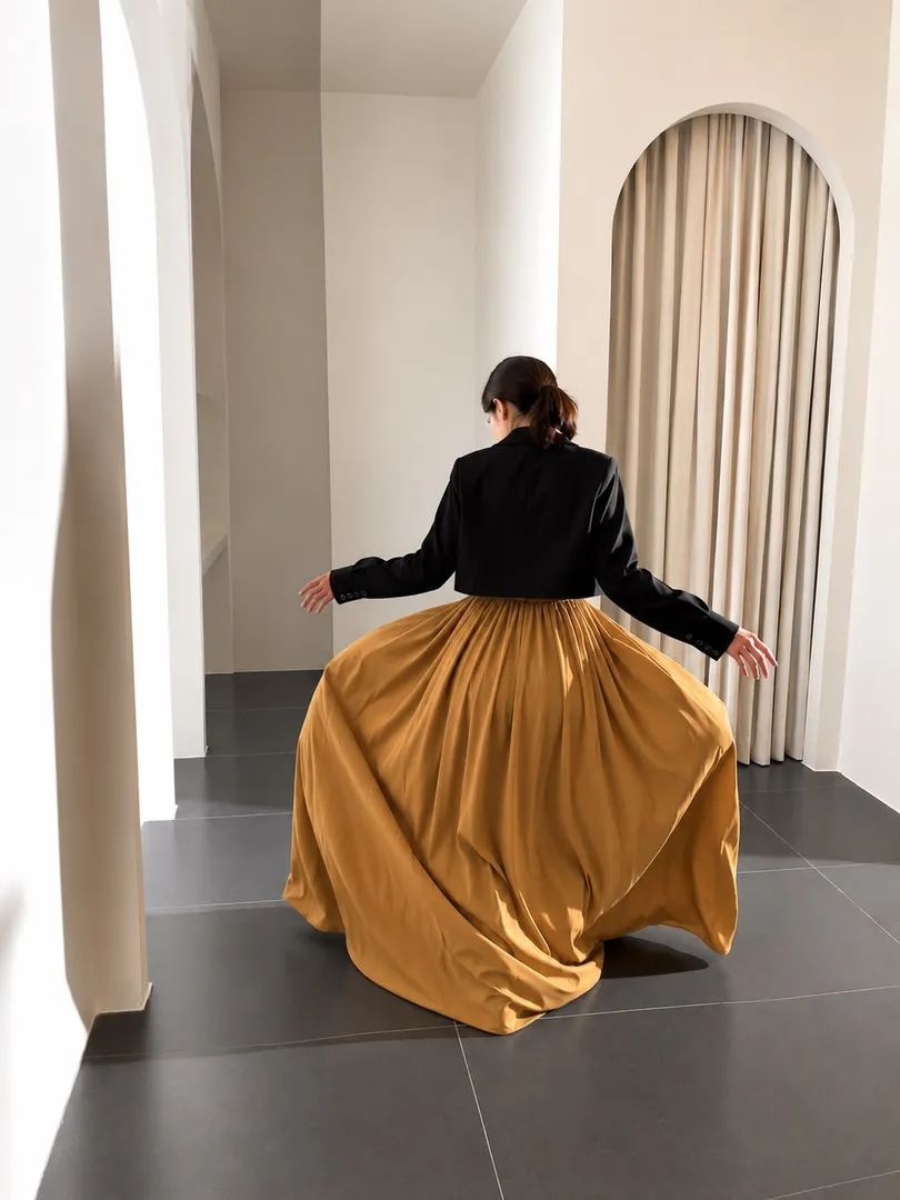 Mastard Rayoun skirt + bag