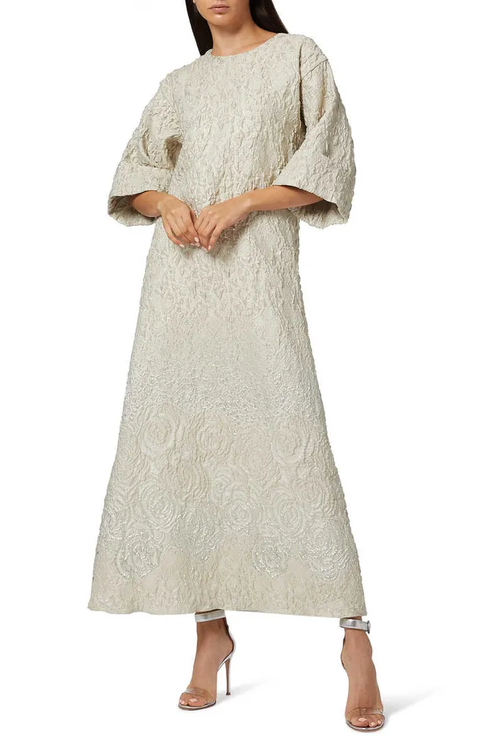 Bambah - Rosa Metallic Kaftan