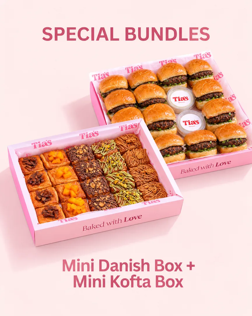 mini kofta box + mini danish box